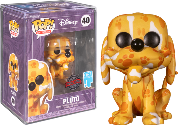 Funko Pop! Disney: Treasures of the Vault - Pluto Artist Series with Pop! Protector #40 - Pop Basement
