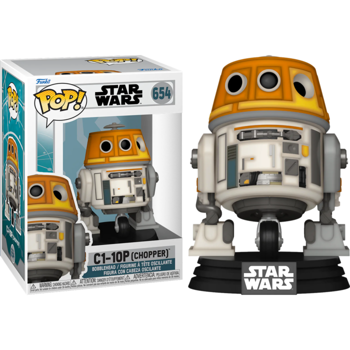 Funko Pop! Star Wars: Ahsoka - C1-10P (Chopper) #654 - Pop Basement