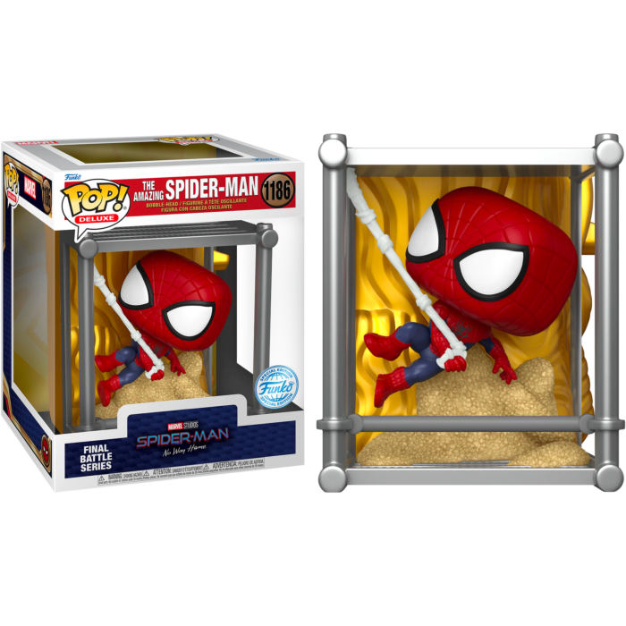 Funko Pop! Spider-Man: No Way Home - The Amazing Spider-Man Deluxe Build-A-Scene #1186 - Pop Basement