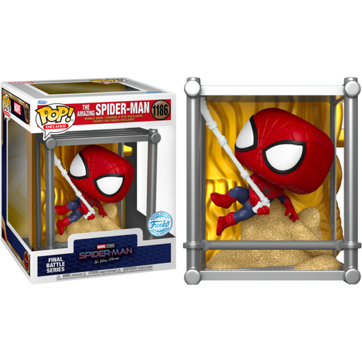 Funko Pop! Spider-Man: No Way Home - The Amazing Spider-Man Deluxe Build-A-Scene #1186 - Pop Basement