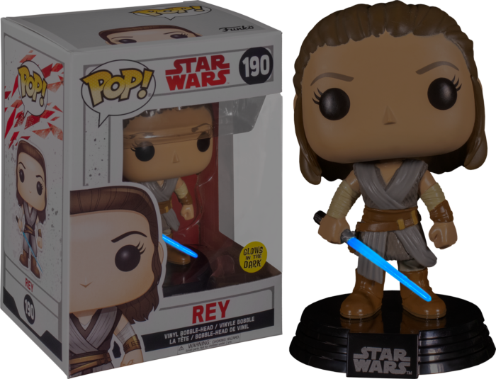 Funko Pop! Star Wars Episode VIII: The Last Jedi - Rey, Luke Skywalker, Chewbacca & BB-8 Rebel - 4-Pack - Pop Basement