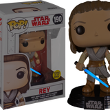 Funko Pop! Star Wars Episode VIII: The Last Jedi - Rey, Luke Skywalker, Chewbacca & BB-8 Rebel - 4-Pack - Pop Basement