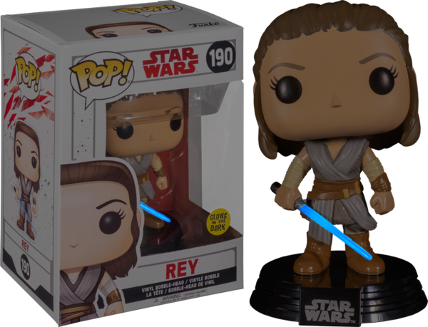 Funko Pop! Star Wars Episode VIII: The Last Jedi - Rey, Luke Skywalker, Chewbacca & BB-8 Rebel - 4-Pack - Pop Basement