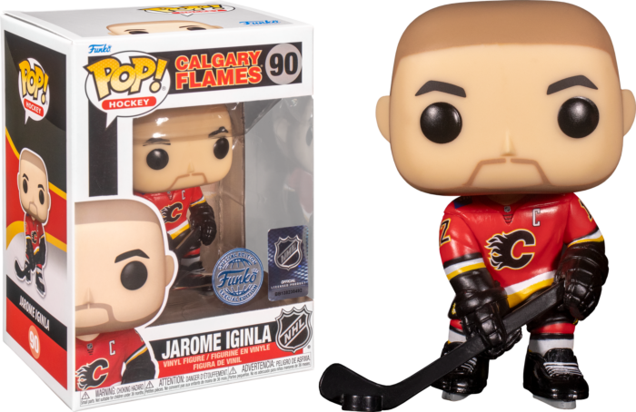 Funko Pop! NHL Hockey - Jarome Iginla Calgary Flames #90 - Pop Basement