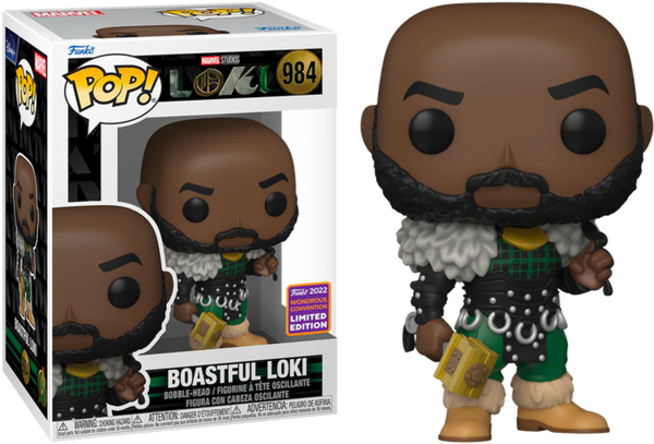 Funko Pop! Loki (2021) - Boastful Loki #984 (2022 Wondrous Convention Exclusive) - Pop Basement