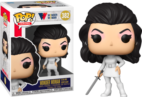 Funko Pop! Wonder Woman - Wonder Woman Ultra Mod Secret Agent 80th Anniversary #382 - Pop Basement