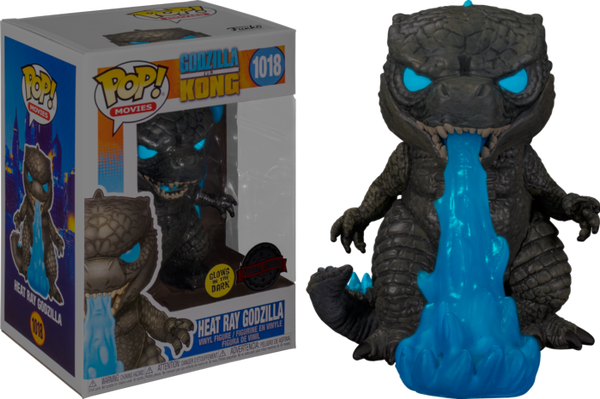 Funko Pop! Godzilla vs Kong - Godzilla with Heat Ray Glow in the Dark #1018 - Pop Basement