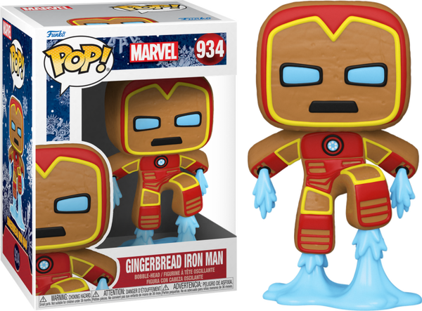 Funko Pop! Marvel: Holiday - Gingerbread Iron Man #934 - Pop Basement