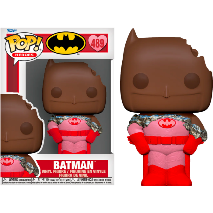 Funko Pop! DC Comics: Valentines 2024 - Batman (Chocolate) #489 - Pop Basement