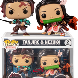 Funko Pop! Demon Slayer - Tanjiro & Nezuko - 2-Pack - Pop Basement