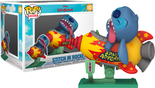 Funko Pop! Rides - Lilo & Stitch - Stitch in Space Adventure Rocket #102 - Pop Basement