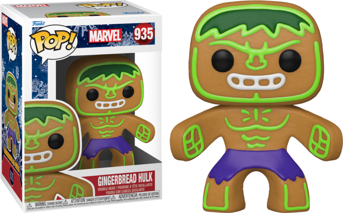 Funko Pop! Marvel: Holiday - Gingerbread Hulk #935 - Pop Basement