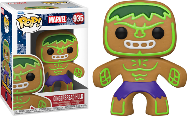 Funko Pop! Marvel: Holiday - Gingerbread Hulk #935 - Pop Basement