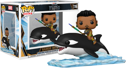 Funko Pop! Rides - Black Panther 2: Wakanda Forever - Namor with Orca #116 - Pop Basement