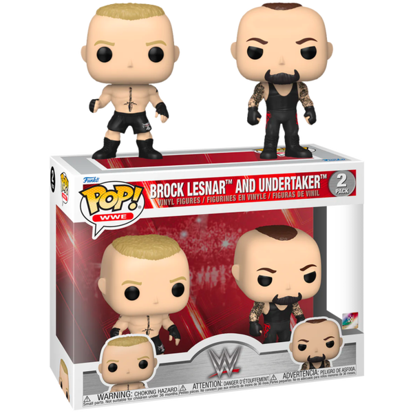 Funko Pop! WWE - Brock Lesnar & Undertaker - 2-Pack - Pop Basement