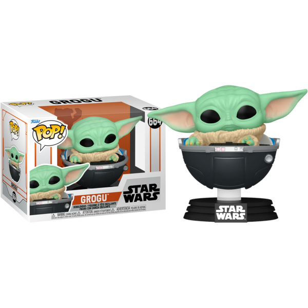 Funko Pop! Star Wars: The Mandalorian - Grogu in Hovering Pram #664 - Pop Basement