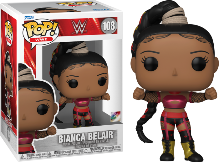 Funko Pop! WWE - Bianca Belair (WrestleMania 38) #108 - Pop Basement