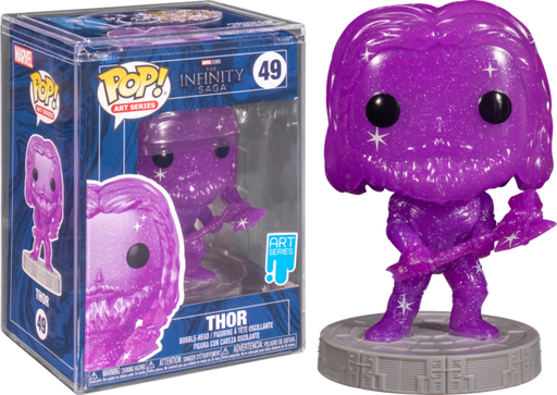 Funko Pop! Avengers 4: Endgame - Thor Purple Infinity Stone Artist Series with Pop! Protector #49 - Pop Basement