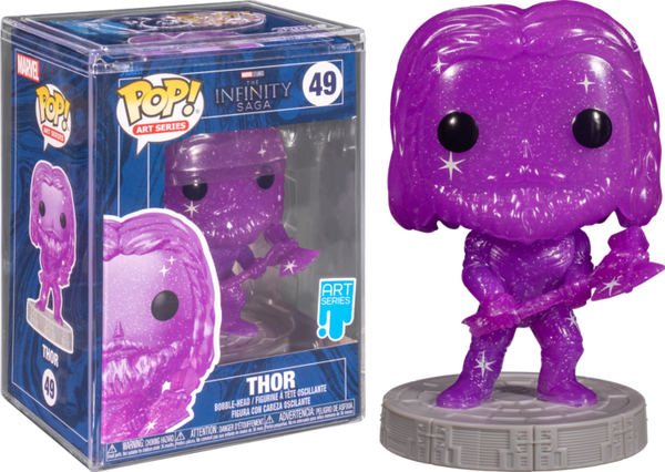 Funko Pop! Avengers 4: Endgame - Thor Purple Infinity Stone Artist Series with Pop! Protector #49 - Pop Basement