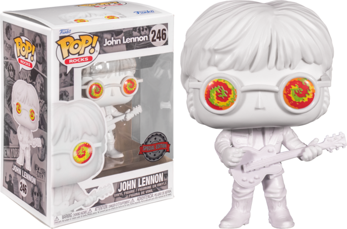 Funko Pop! John Lennon - John Lennon with Psychedelic Glasses #246 - Pop Basement