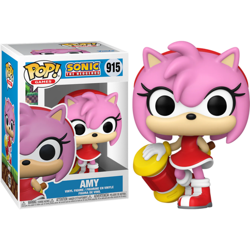 Funko Pop! Sonic the Hedgehog - Amy (with Hammer) #915 - Pop Basement