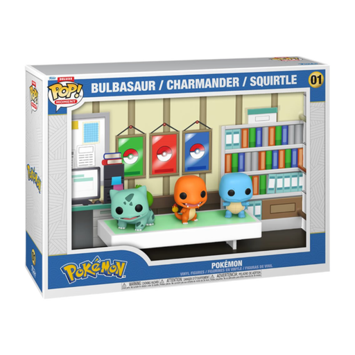 Funko Pop! Moment - Pokemon - Starter Pokemon Bulbasaur, Charmander & Squirtle #01 - Pop Basement