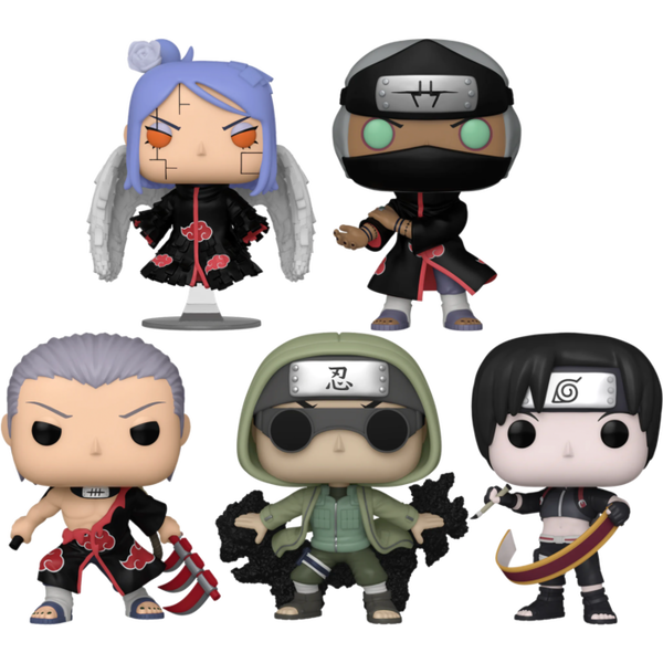 Funko Pop! Naruto: Shippuden - Shadow Shinobi - Bundle (Set of 5) - Pop Basement