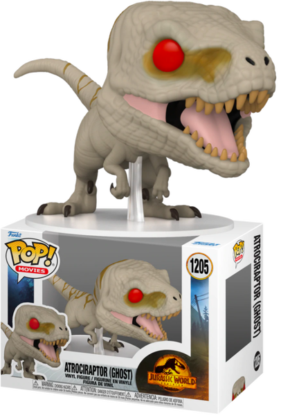 Funko Pop! Jurassic World: Dominion - Atrociraptor Ghost #1205 - Pop Basement
