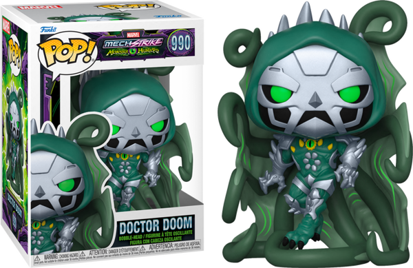 Funko Pop! Marvel Mech Strike: Monster Hunters - Doctor Doom #990 - Pop Basement