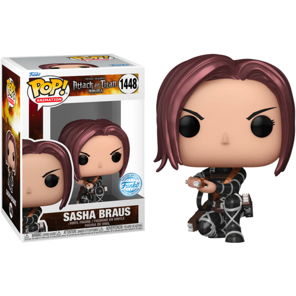 Funko Pop! Attack on Titan - Sasha Braus Metallic #1448 - Pop Basement