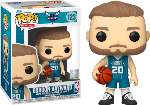 Funko Pop! NBA Basketball - Gordon Hayward Charlotte Hornets #123 - Pop Basement