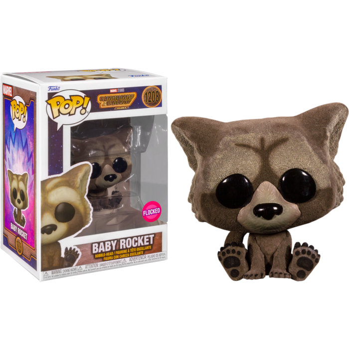 Funko Pop! Guardians of the Galaxy Vol. 3 - Baby Rocket Flocked #1208 - Pop Basement