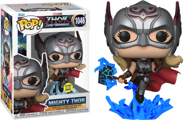 Funko Pop! Thor 4: Love and Thunder - Mighty Thor Glow in the Dark #1046 - Pop Basement