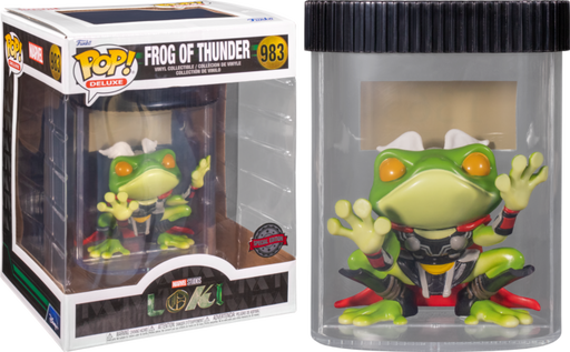 Funko Pop! Loki (2021) - Frog of Thunder Deluxe #983 - Pop Basement