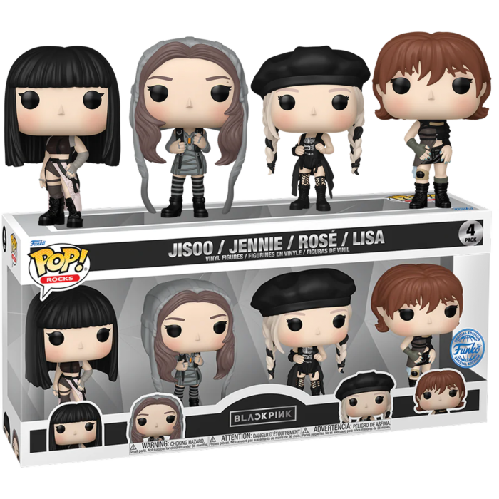 Funko Pop! BLACKPINK - Jisoo, Jennie, Rose & Lisa - 4-Pack - Pop Basement