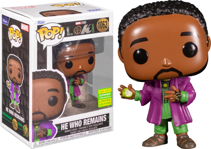 Funko Pop! Loki (2021) - He Who Remains #1062 (2022 Summer Convention Exclusive) - Pop Basement