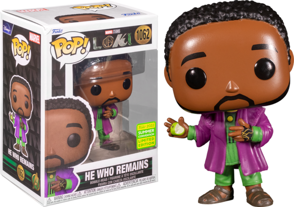 Funko Pop! Loki (2021) - He Who Remains #1062 (2022 Summer Convention Exclusive) - Pop Basement