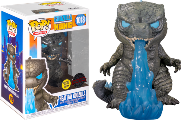 Funko Pop! Godzilla vs Kong - Godzilla with Heat Ray Glow in the Dark #1018 - Pop Basement