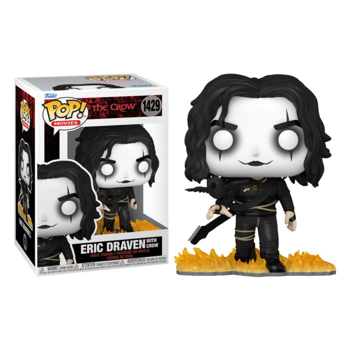 Funko Pop! The Crow - Eric Draven with Crow #1429 - Pop Basement
