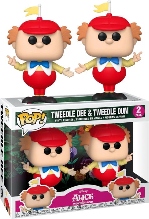 Funko Pop! Alice in Wonderland - Tweedle Dee & Tweedle Dum 70th Anniversary - 2-Pack - Pop Basement