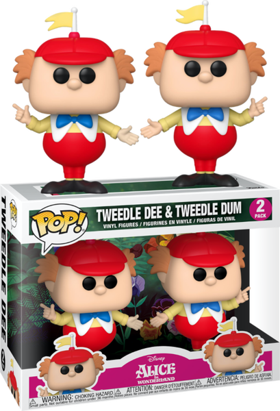 Funko Pop! Alice in Wonderland - Tweedle Dee & Tweedle Dum 70th Anniversary - 2-Pack - Pop Basement