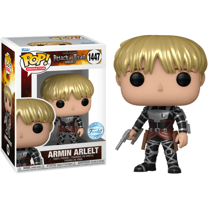 Funko Pop! Attack on Titan - Armin Arlelt Metallic #1447 - Pop Basement