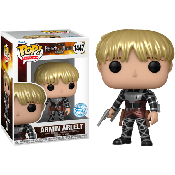 Funko Pop! Attack on Titan - Armin Arlelt Metallic #1447 - Pop Basement