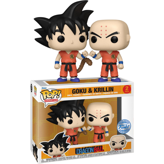 Funko Pop! Dragon Ball Z - Goku & Krillin - 2-Pack - Pop Basement
