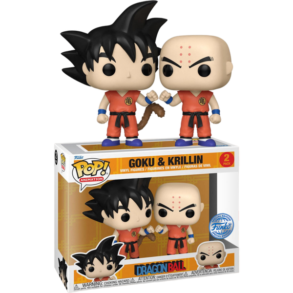 Funko Pop! Dragon Ball Z - Goku & Krillin - 2-Pack - Pop Basement