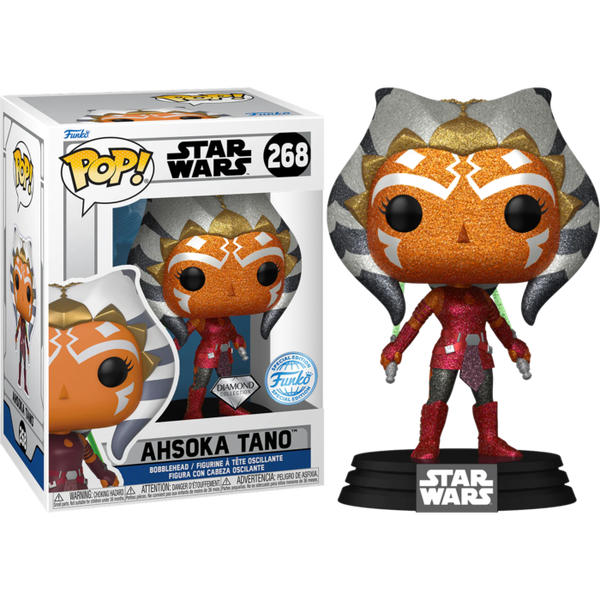 Funko Pop! Star Wars: The Clone Wars - Ahsoka Tano Diamond Glitter #268 - Pop Basement