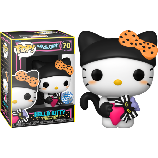 Funko Pop! Sanrio - Hello Kitty Halloween Blacklight #70 - Pop Basement