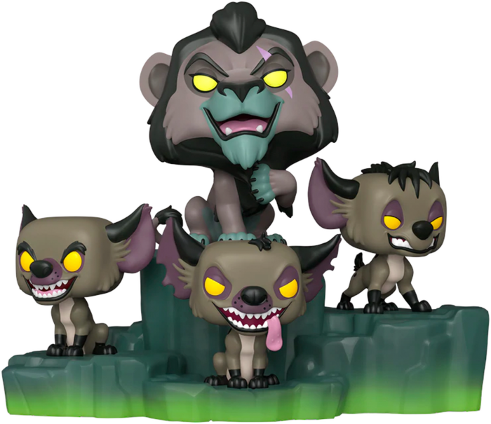 Funko Pop! Disney Villains: Assemble - Scar with Hyenas Deluxe Diorama #1204 - Pop Basement