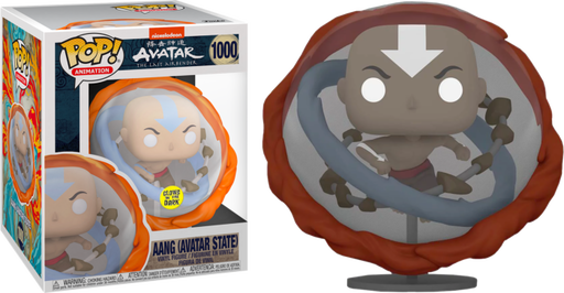 Funko Pop! Avatar: The Last Airbender - Aang in Avatar State Glow in the Dark 6” Super Sized #1000 - Pop Basement