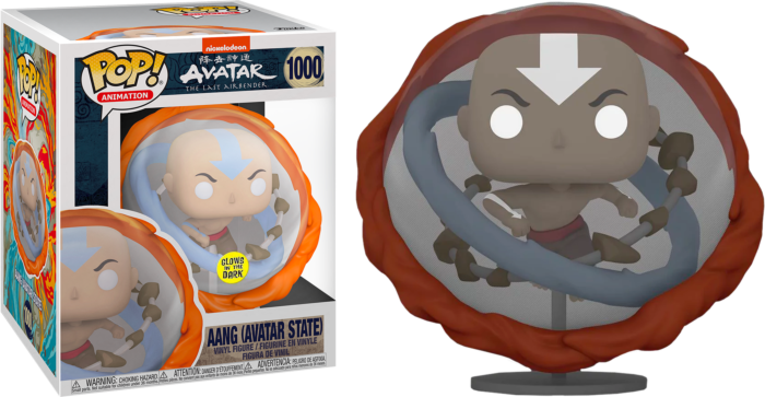 Funko Pop! Avatar: The Last Airbender - Aang in Avatar State Glow in the Dark 6” Super Sized #1000 - Pop Basement